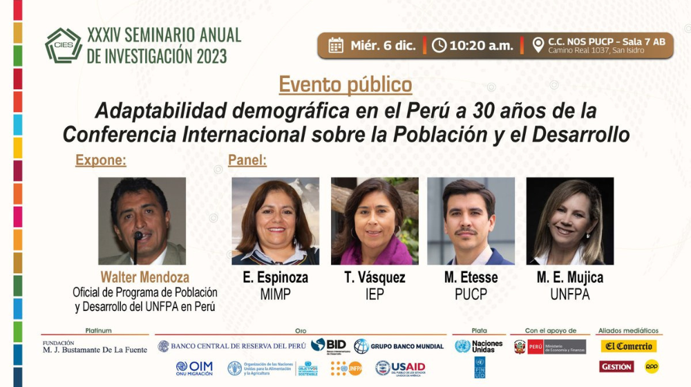Adaptabilidad demográfica en el Perú a 30 años de la Conferencia Internacional sobre la Población y el Desarrollo