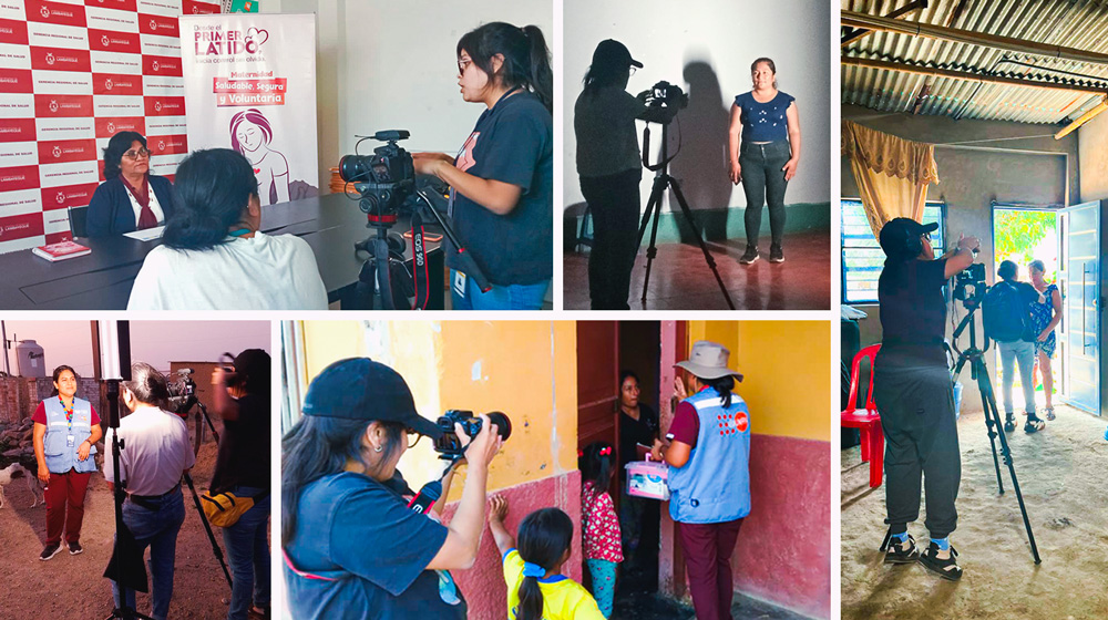 Acciones en campo en coordinación con UNFPA para reportaje AISLADAS