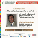 Adaptabilidad demográfica en el Perú a 30 años de la Conferencia Internacional sobre la Población y el Desarrollo
