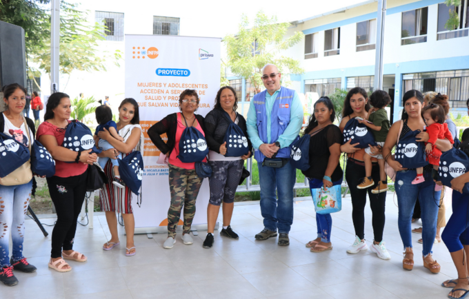 UNFPA brinda apoyo integral a mujeres y adolescentes en situación de vulnerabilidad en el distrito de Veintiséis de Octubre en P