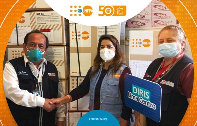 UNFPA donates medical equipment in San Juan de Lurigancho