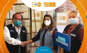 UNFPA donates medical equipment in San Juan de Lurigancho