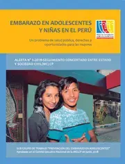 Embarazo en adolescentes y niñas en el Perú - Alerta de la MCLCP