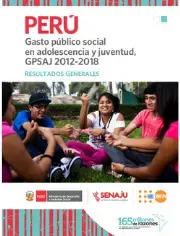 Cartilla 01 - Gasto público social en adolescencia y juventud, GPSAJ 2012-2018 / Resultados Generales