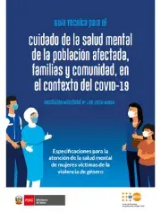 Guía Técnica para el cuidado de la salud mental de la población afectada, familias y comunidad, en el contexto del COVID-19